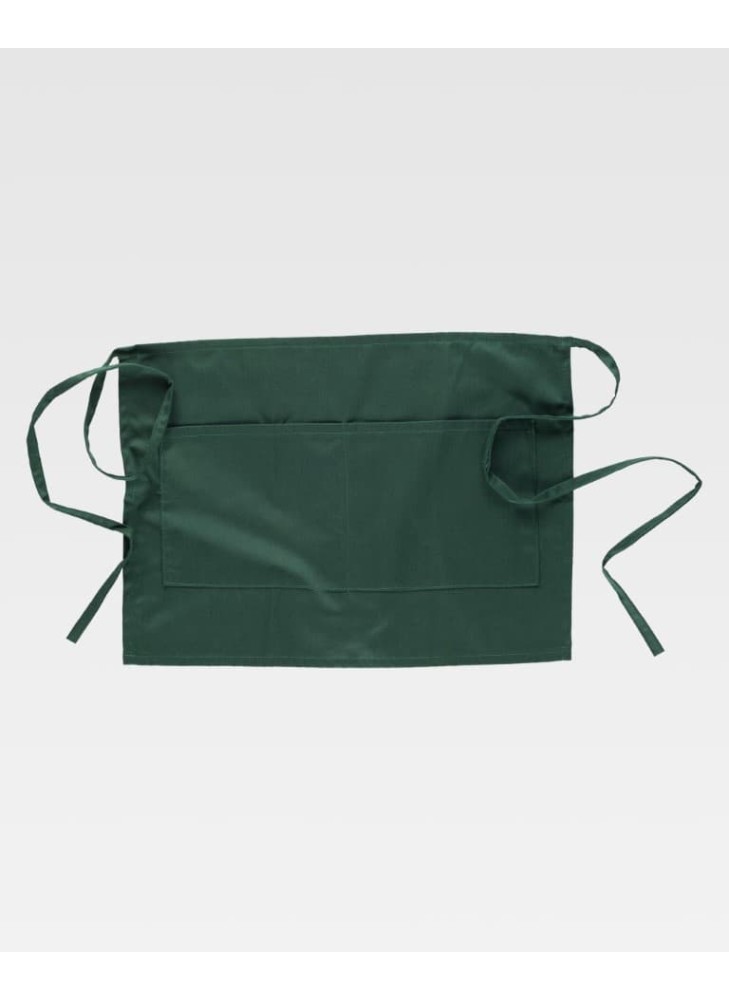 Delantal corto de camarero Workteam M101 Verde oliva