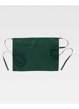 Delantal corto de camarero Workteam M101 Verde botella