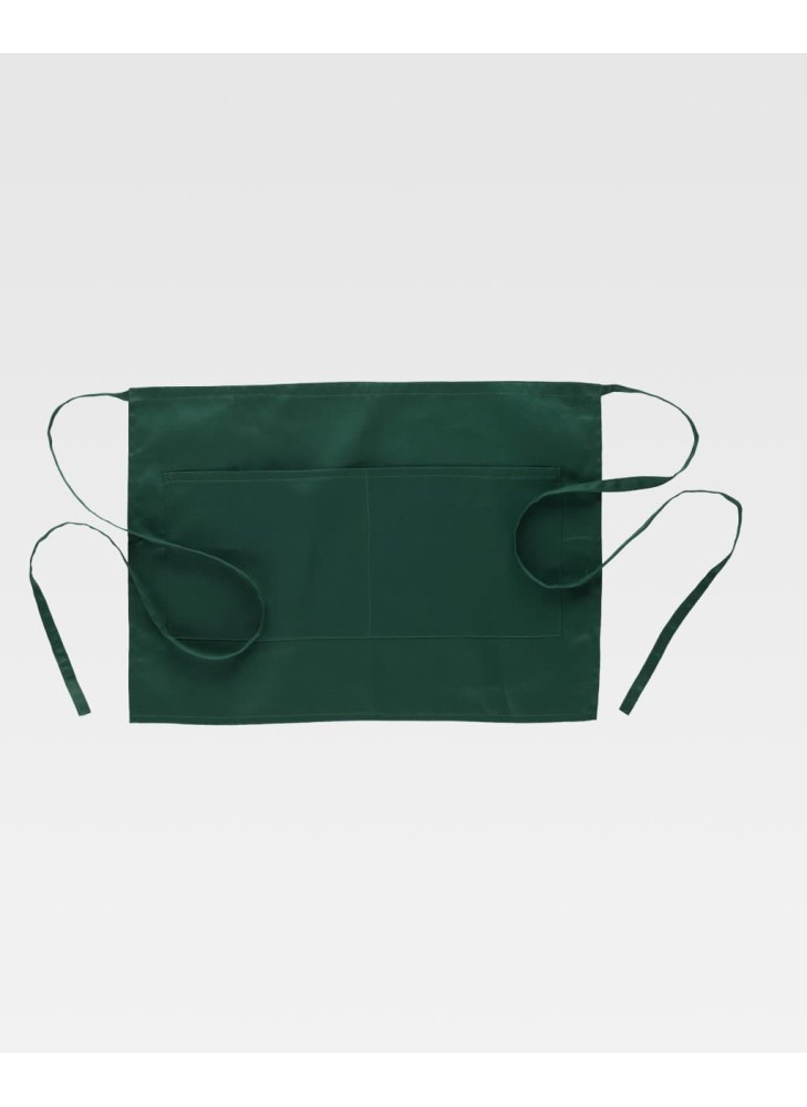 Delantal corto de camarero Workteam M101 Verde botella