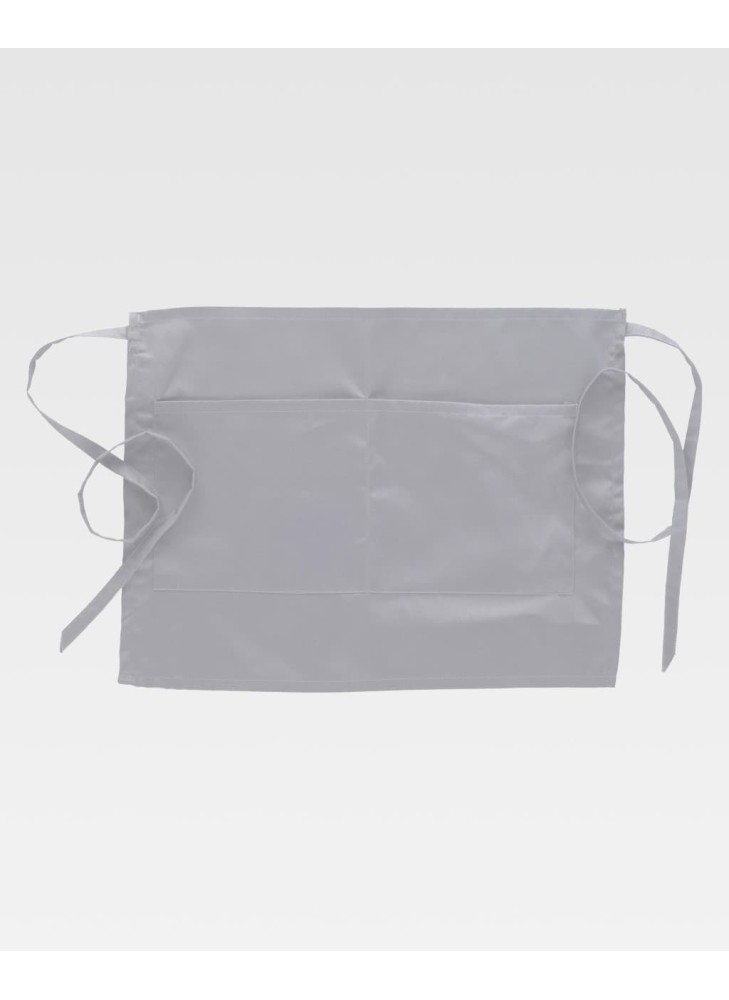 Delantal corto de camarero Workteam M101 Gris perla