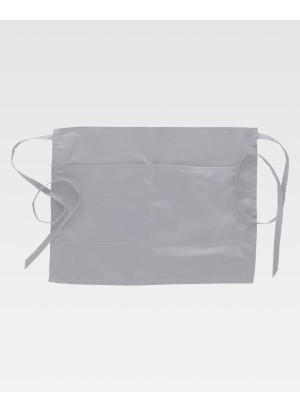 Delantal corto de camarero Workteam M101 Gris perla
