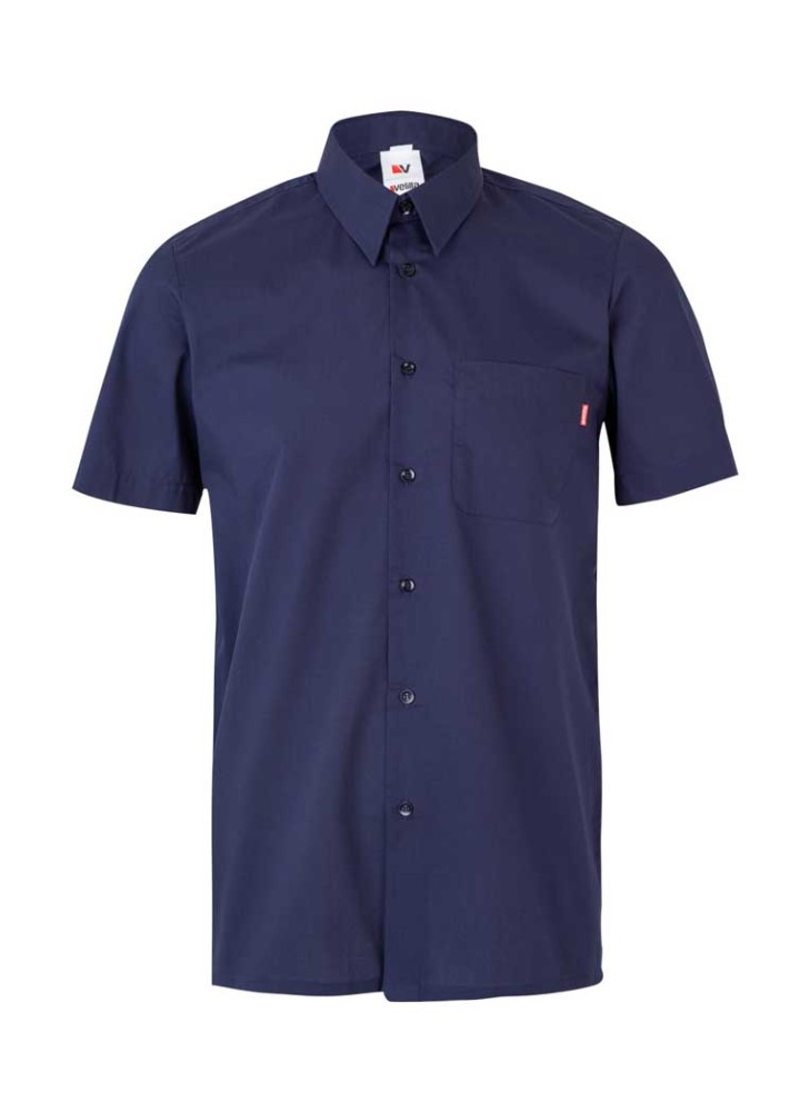 Camisa de trabajo manga corta Velilla 531 Marino
