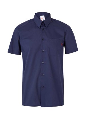 Camisa de trabajo manga corta Velilla 531 Marino