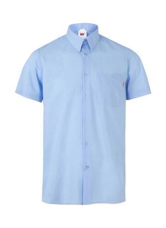 Camisa de trabajo manga corta Velilla 531 Celeste