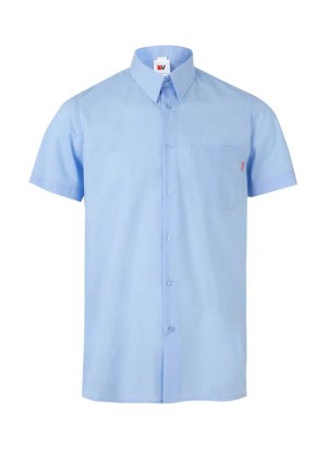 Camisa de trabajo manga corta Velilla 531 Celeste
