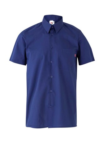 Camisa de trabajo manga corta Velilla 531 Azulina