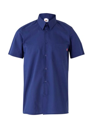 Camisa de trabajo manga corta Velilla 531 Azulina