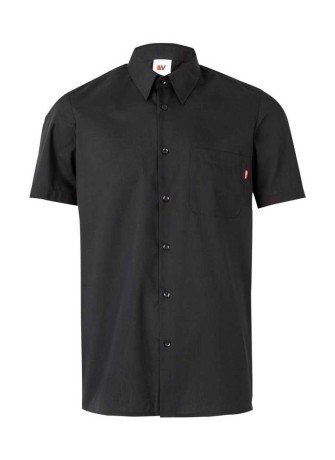 Camisa de trabajo manga corta Velilla 531 Negro