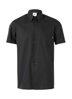 Camisa de trabajo manga corta Velilla 531 Negro