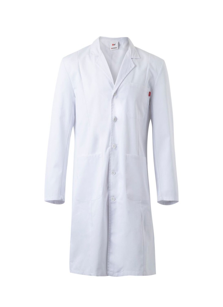 Bata de farmacia para hombre Velilla 539001 Blanca