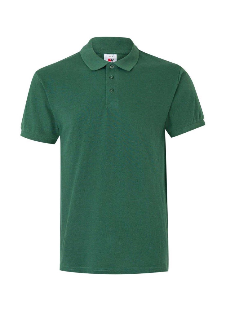 Polo de trabajo transpirable Velilla 105502 Verde Vosque