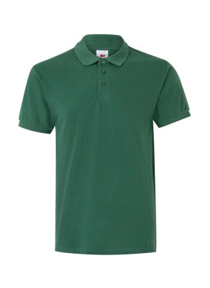 Polo de trabajo transpirable Velilla 105502 Verde Vosque