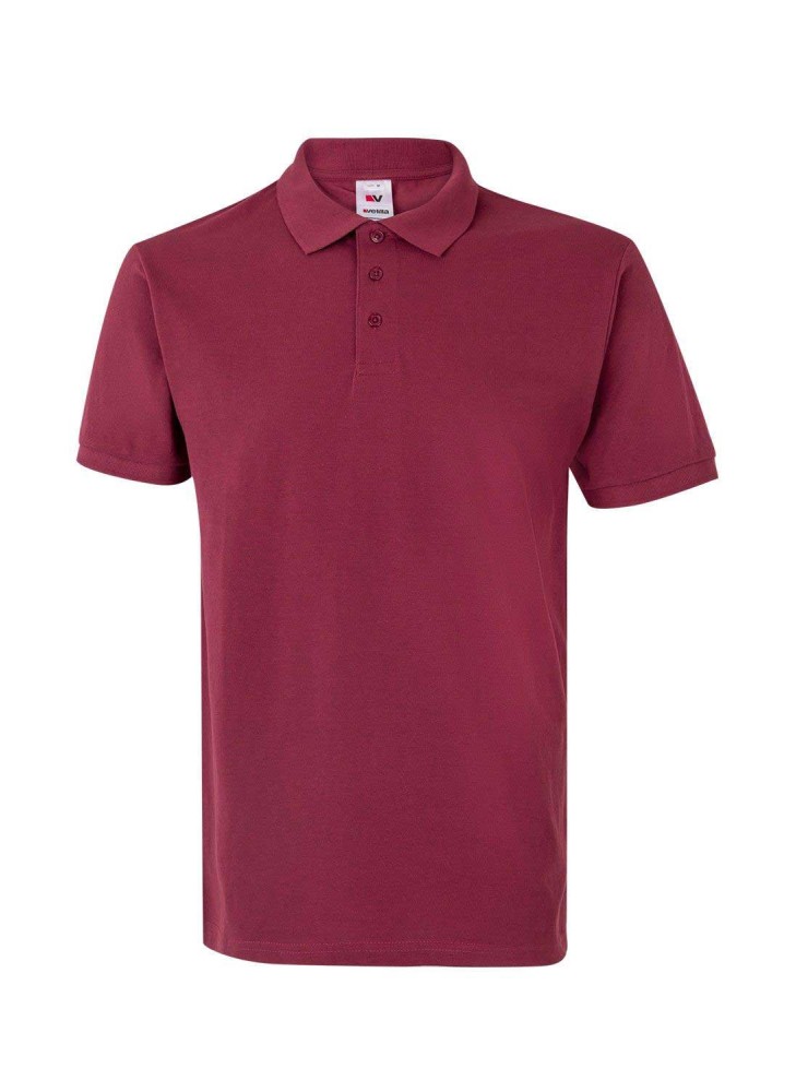 Polo de trabajo transpirable Velilla 105502 Burdeos