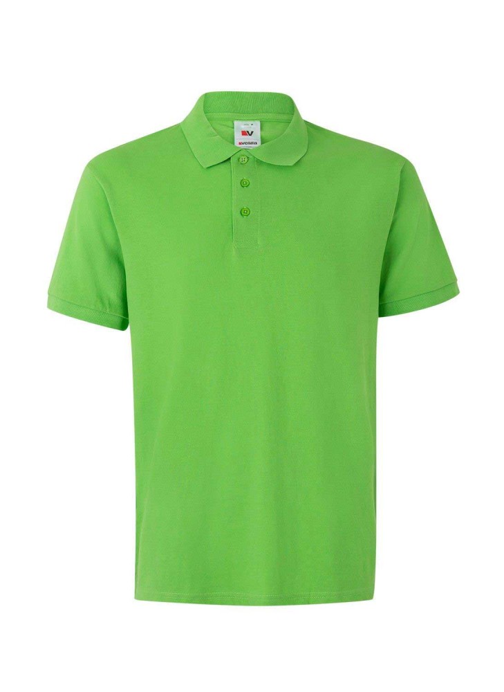 Polo de trabajo transpirable Velilla 105502 Verde Lima