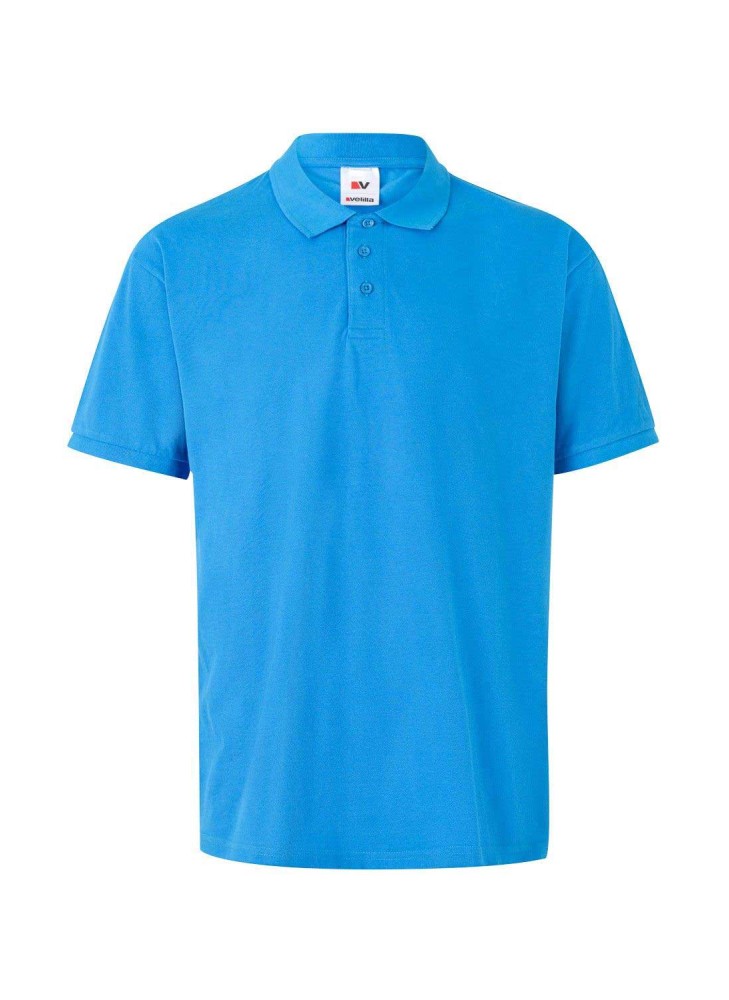 Polo de trabajo transpirable Velilla 105502 Turquesa