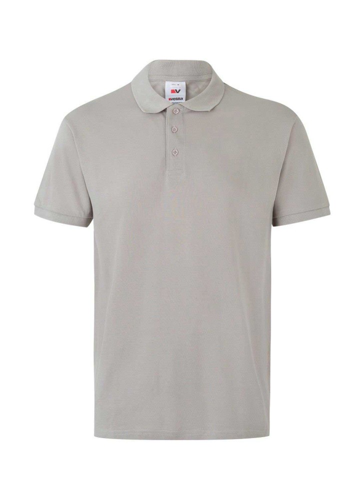 Polo de trabajo transpirable Velilla 105502 Gris Perla