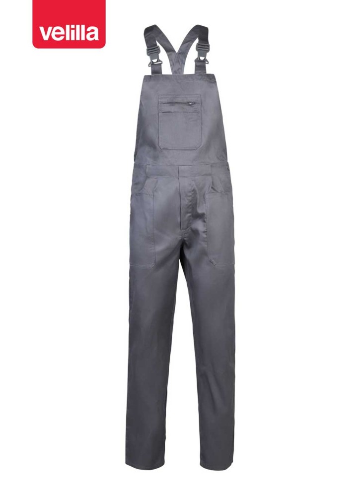 Peto multibolsillos con cremallera Velilla 290 Gris