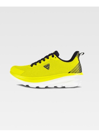 Zapatilla deportiva resistente con cordones Workteam P4004 Amarilla