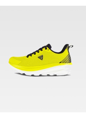 Zapatilla deportiva resistente con cordones Workteam P4004 Amarilla