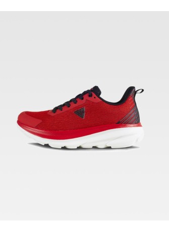 Zapatilla deportiva resistente con cordones Workteam P4004 Roja