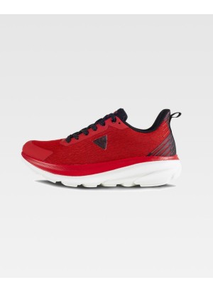 Zapatilla deportiva resistente con cordones Workteam P4004 Roja