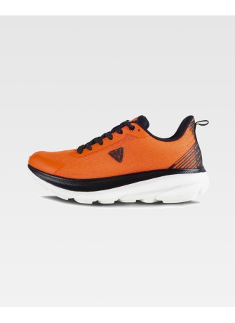 Zapatilla deportiva resistente con cordones Workteam P4004 Naranja