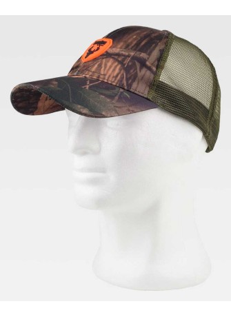 Gorra estampada de camuflaje con rejilla Workteam WFA986