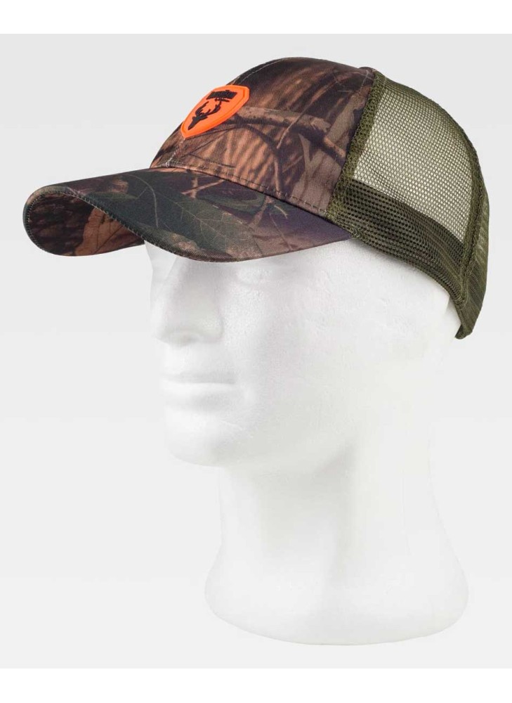 Gorra estampada de camuflaje con rejilla Workteam WFA986