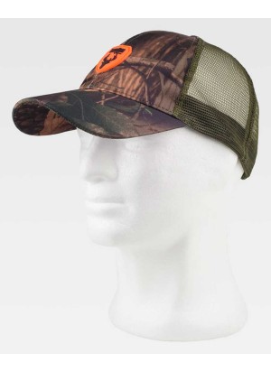 Gorra estampada de camuflaje con rejilla Workteam WFA986