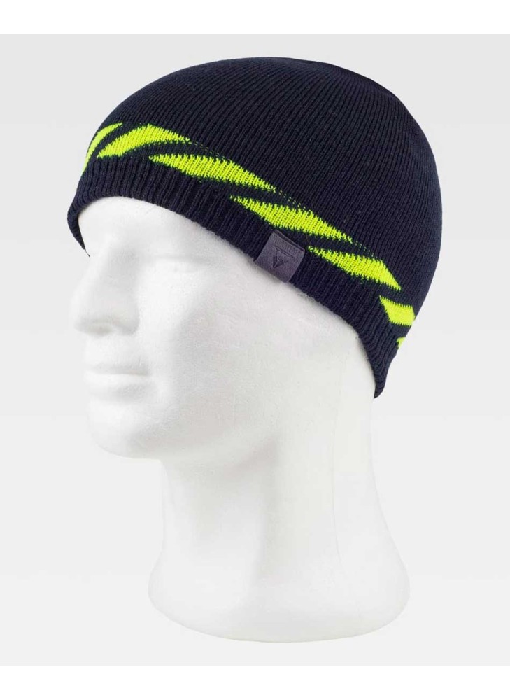 Gorro alta visibilidad Workteam WFA917 Marino-Amarillo