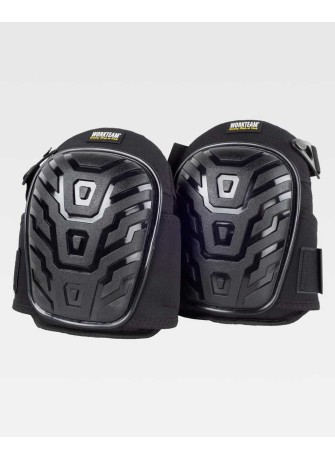 Rodilleras protección de gel con forro de neopreno Workteam WFA232 Negra