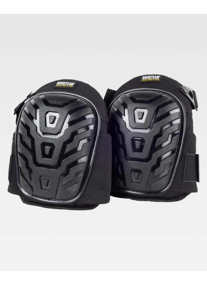 Rodilleras protección de gel con forro de neopreno Workteam WFA232 Negra