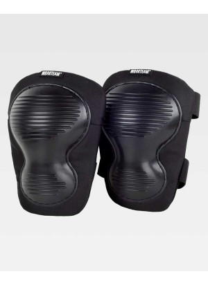 Rodilleras protección ajustes laterales de velcro Workteam WFA231 Negra