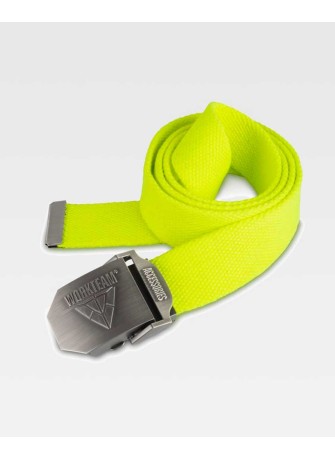 Cinturón de trabajo regulable Workteam WFA502 Amarillo