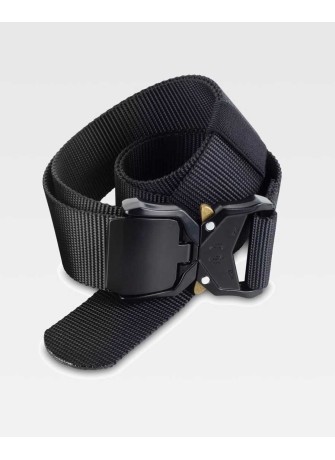Cinturón táctico con hebilla metálica Workteam WFA505 Negro