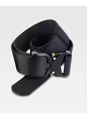 Cinturón táctico con hebilla metálica Workteam WFA505 Negro