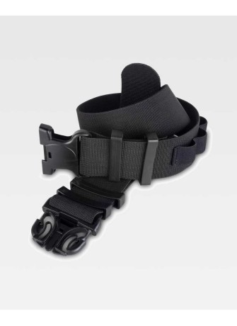 Cinturón táctico de trabajo con hebilla de cierre a presión Workteam WFA510 Negro