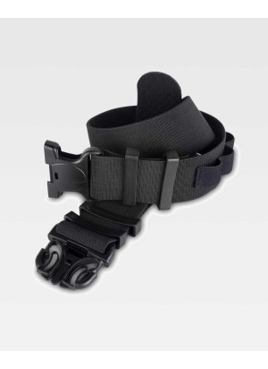 Cinturón táctico de trabajo con hebilla de cierre a presión Workteam WFA510 Negro