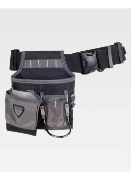Cinturón táctico de trabajo con hebilla de cierre a presión Workteam WFA510 Negro