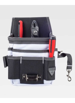Bolsa de trabajo para herramientas Worteam WFA554 Negro-blanco
