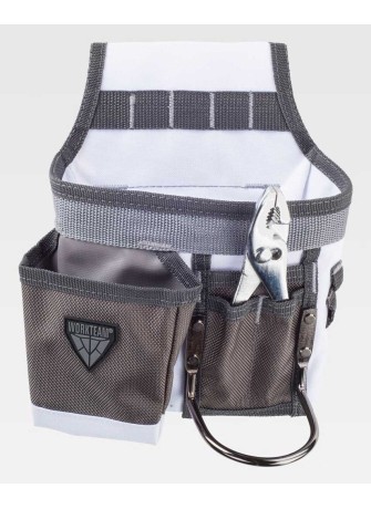 Bolsa de trabajo para herramientas Workteam WFA555 Blanco-gris