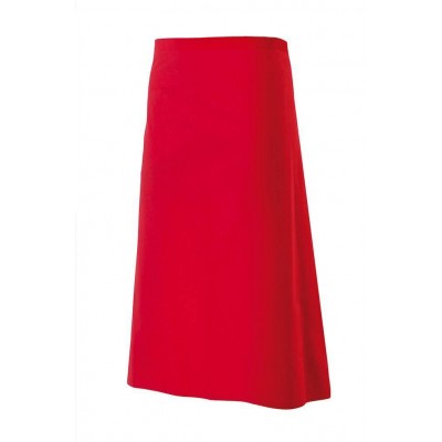 Delantal largo Rojo Velilla 404202