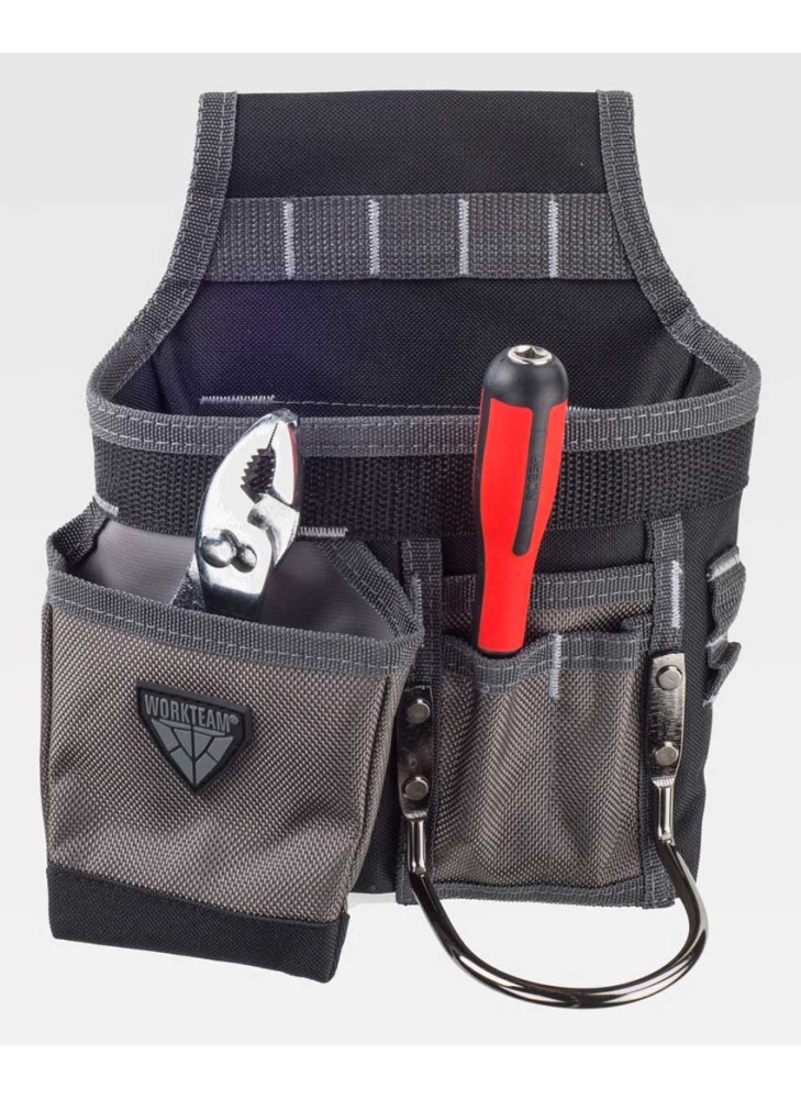 Bolsa de trabajo para herramientas Workteam WFA555 Negro-gris