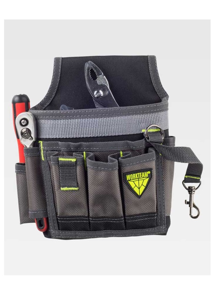 Bolsa para herramientas pequeña Workteam WFA556 Gris-negro