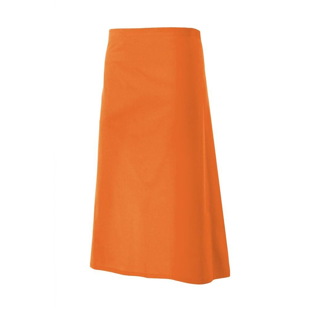 Delantal largo Naranja flúor Velilla 404202