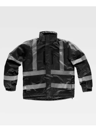 Parka reflectante certificado Workteam S9263 Negro