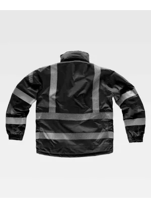 Parka reflectante certificado Workteam S9263 Negro