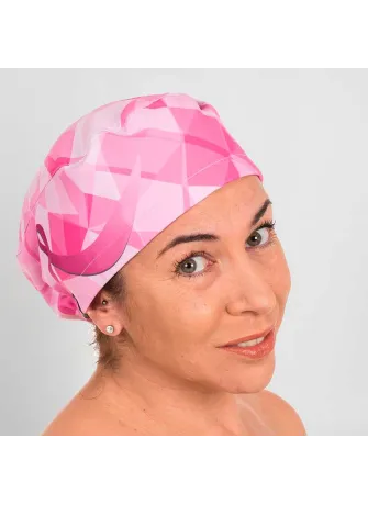 Gorro sanitario estampado Garys 447400 Rosa