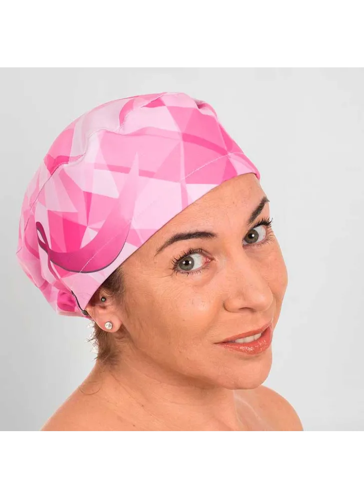 Gorro sanitario estampado Garys 447400 Rosa