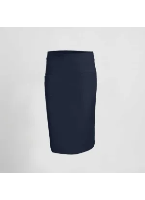 Falda de camarera ajustada con bolsillos cold Garys 150002 Marino